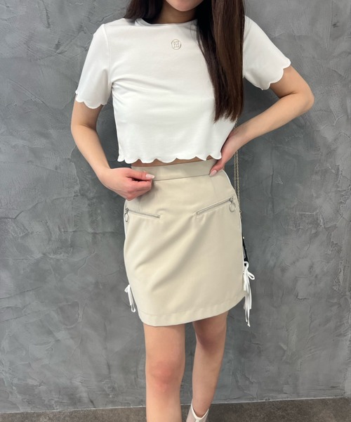 EIMY ISTOIRE(エイミーイストワール)の「eimyモチーフロゴスカラTシャツ(Tシャツ/カットソー・レディース・ブラック/ホワイト・FREE)」の20枚目の写真