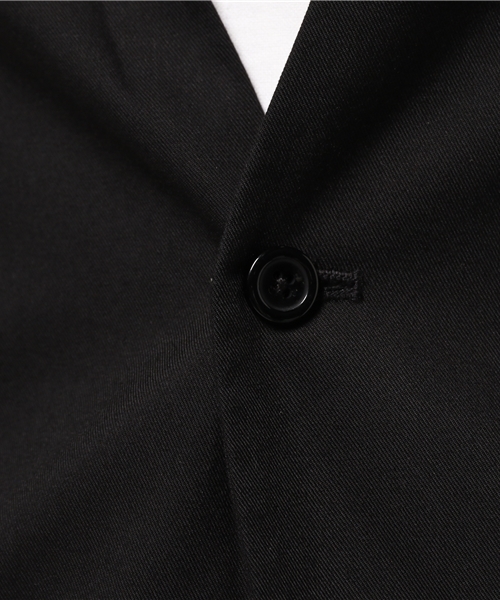 WEGO(ウィゴー)の「WEGO/ノーカラーテーラードジャケット(テーラードジャケット・メンズ・グレー/ブラック・MEDIUM/LARGE)」の15枚目の写真