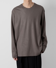 ATTACHMENT | 【 直営店・ZOZOTOWN限定 】テックウールスムース オーバーサイズドL/S カットオフTEE / TECH WOOL SMOOTH OVERSIZED L/S CUTOFF TEE(Tシャツ/カットソー)