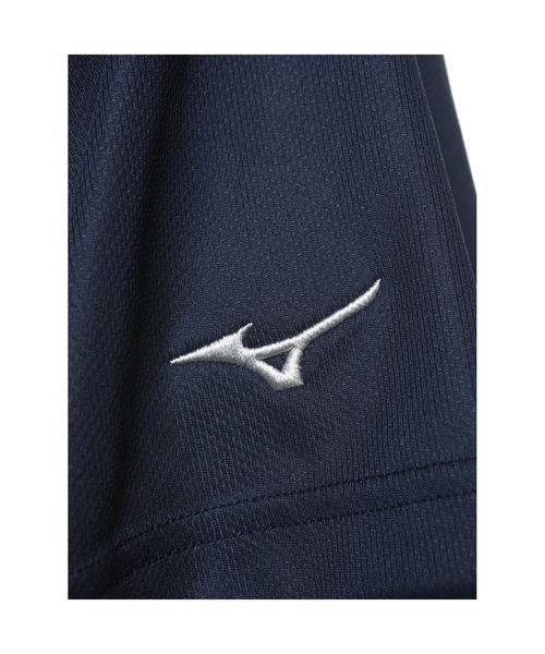 MIZUNO（ミズノ　）の「MIZUNO ミズノ 半袖 ポロシャツ  ナビドライ 無地 大きいサイズ メンズ（ポロシャツ・メンズ・ブラック/ネイビー/ホワイト・3L/4L/5L/6L）」の4枚目の写真