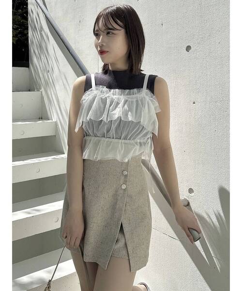 dazzlin（ダズリン）の「【久間田琳加コラボ】チュールシアーリボン