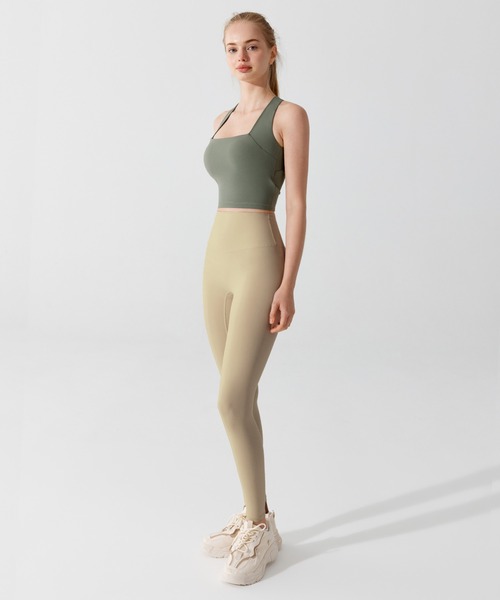 レディース フィットネス レギンス YOGA ハイウエスト フィットネス