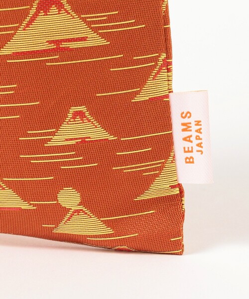 BEAMS JAPAN(ビームス ジャパン)の「鳥居株式会社 × BEAMS JAPAN / 別注 富士山柄 ポシェット(ショルダーバッグ・メンズ・オレンジ/ライトブルー/ホワイト・ONE SIZE)」の12枚目の写真