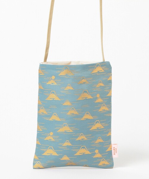 BEAMS JAPAN(ビームス ジャパン)の「鳥居株式会社 × BEAMS JAPAN / 別注 富士山柄 ポシェット(ショルダーバッグ・メンズ・オレンジ/ライトブルー/ホワイト・ONE SIZE)」の15枚目の写真