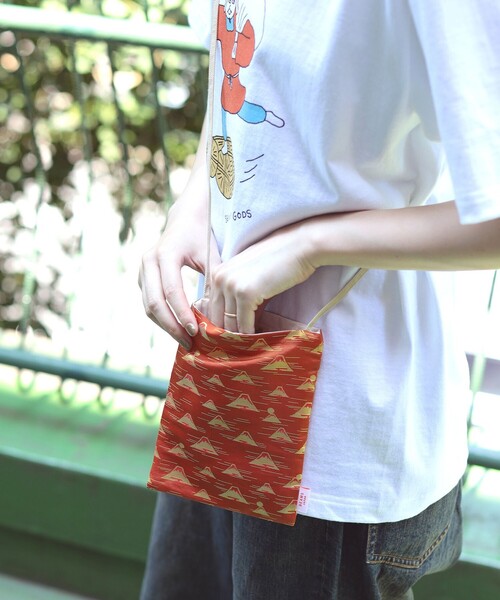 鳥居株式会社 × BEAMS JAPAN / 別注 富士山柄 ポシェット（ショルダー