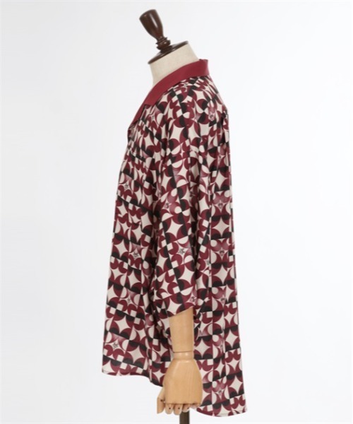 【セール】歌舞伎プリント着物スリーブシャツ（シャツ/ブラウス）｜AXES-X（アクシーズエックス）