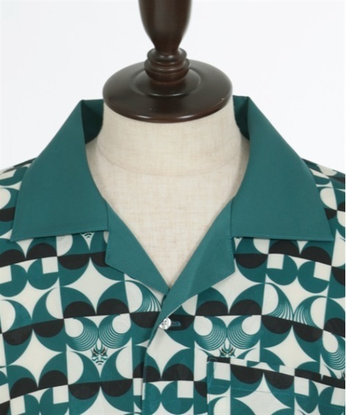 【セール】歌舞伎プリント着物スリーブシャツ（シャツ/ブラウス）｜AXES-X（アクシーズエックス）