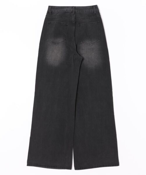 RiLi(リリ)の「ウォッシュワイドデニム【RL】(デニムパンツ・レディース・ブラック・2/1/4/3)」の21枚目の写真