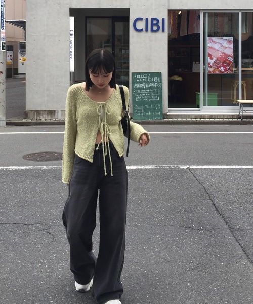 RiLi(リリ)の「ウォッシュワイドデニム【RL】(デニムパンツ・レディース・ブラック・2/1/4/3)」の20枚目の写真