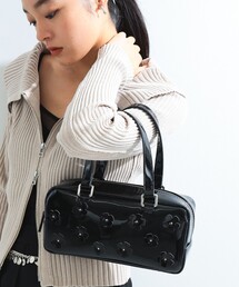 Ray BEAMS | 【15％ポイント還元キャンペーン対象】Ray BEAMS / エナメル フラワー バッグ(トートバッグ)