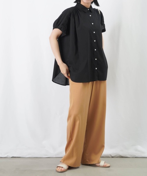 LUCA/LADY LUCK LUCA - LUCA/FLUMORラッフルデザインブラウス LADY LUCK LUCA ブラウス シャツ LC/LLL プリーツテープ付
