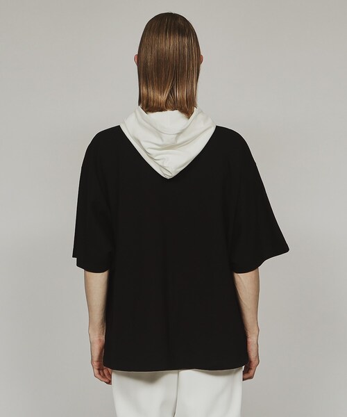 tk.TAKEO KIKUCHI（ティーケータケオキクチ）の「◆ムササビドルマンジップパーカー（パーカー・メンズ・ブラック/ホワイト系5/ブラック系4/ライトグレー・88）」の8枚目の写真