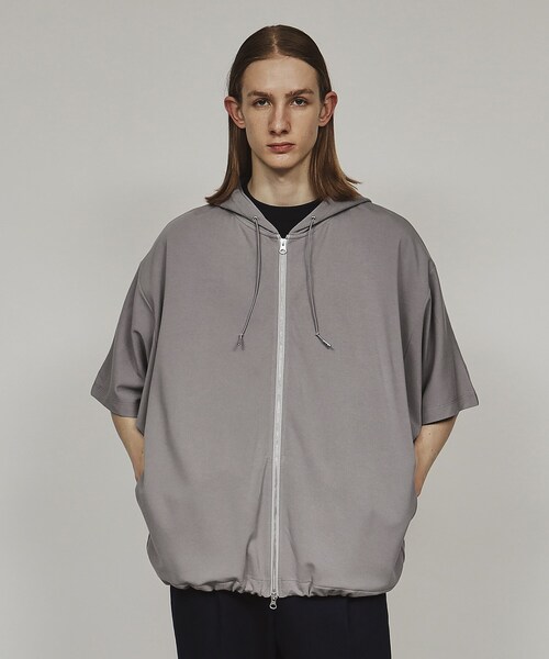 tk.TAKEO KIKUCHI（ティーケータケオキクチ）の「◆ムササビドルマンジップパーカー（パーカー・メンズ・ブラック/ホワイト系5/ブラック系4/ライトグレー・88）」の15枚目の写真