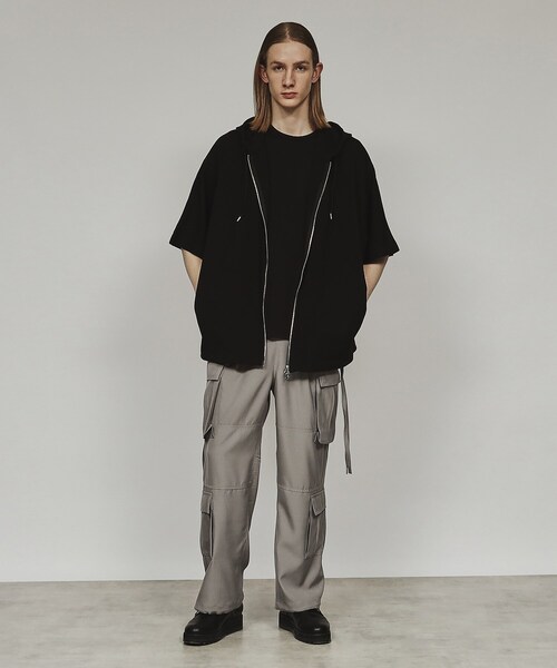 tk.TAKEO KIKUCHI（ティーケータケオキクチ）の「◆ムササビドルマンジップパーカー（パーカー・メンズ・ブラック/ホワイト系5/ブラック系4/ライトグレー・88）」の21枚目の写真