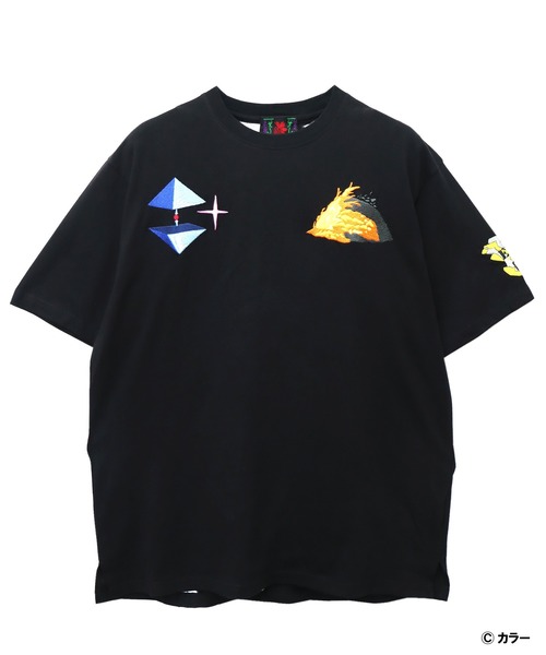 PANDIESTA（パンディエスタ）の「EVANGELION×錦 / ヱヴァンゲリヲン×ニシキ　初号機VS赤龍Tシャツ(M2)（Tシャツ/カットソー・メンズ・ホワイト/ブラック・M/L/XL/XXL）」の4枚目の写真