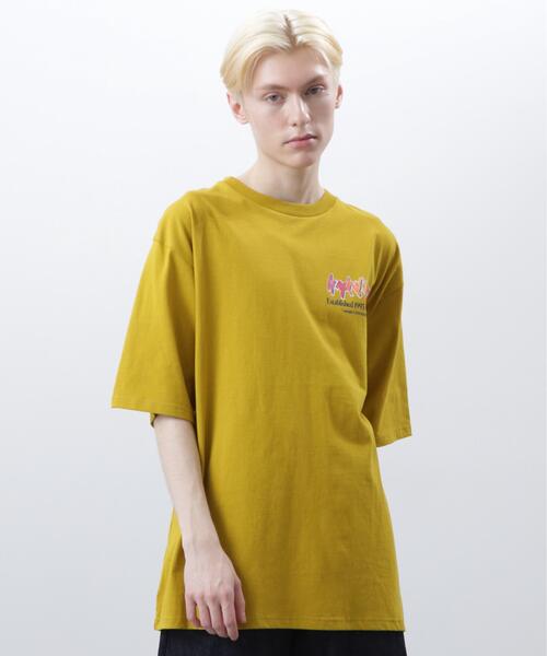 MANASTASH(マナスタッシュ)の「MANASTASH/マナスタッシュ/CiTee PAINT LOGO/シティーペイントロゴ(Tシャツ/カットソー・メンズ・ブラック/ホワイト/イエロー・XL/L/M/S)」の4枚目の写真
