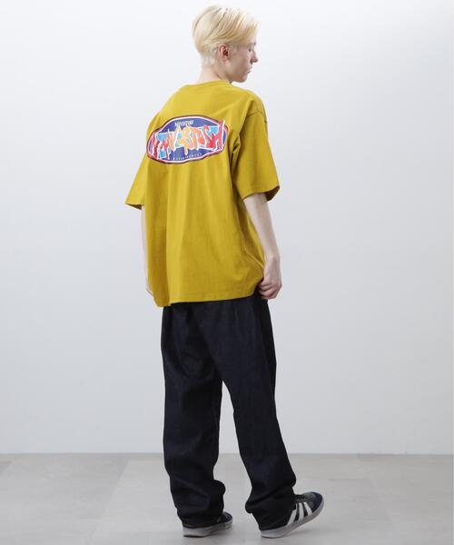 MANASTASH(マナスタッシュ)の「MANASTASH/マナスタッシュ/CiTee PAINT LOGO/シティーペイントロゴ(Tシャツ/カットソー・メンズ・ブラック/ホワイト/イエロー・XL/L/M/S)」の7枚目の写真
