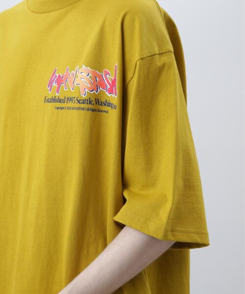MANASTASH(マナスタッシュ)の「MANASTASH/マナスタッシュ/CiTee PAINT LOGO/シティーペイントロゴ(Tシャツ/カットソー・メンズ・ブラック/ホワイト/イエロー・XL/L/M/S)」の12枚目の写真