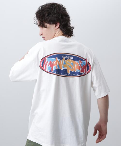 MANASTASH(マナスタッシュ)の「MANASTASH/マナスタッシュ/CiTee PAINT LOGO/シティーペイントロゴ(Tシャツ/カットソー・メンズ・ブラック/ホワイト/イエロー・XL/L/M/S)」の16枚目の写真