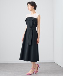 ANAYI（アナイ）の「ジョーゼットVネックワンピース（ワンピース