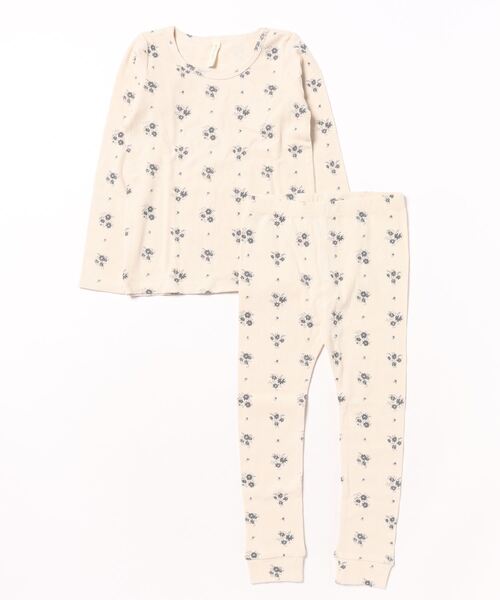 【セール】【Bs】【it】【Quincy Mae】RIBBED TEE AND LEGGING SET || NAVY DITSY（その他ベビー用品）｜ARCHIVER（アーカイバ）