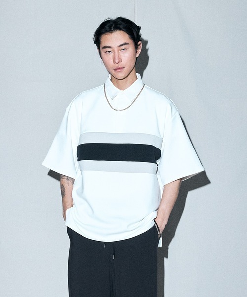 FACTOTUM Aqua Jersey Polo Neck — поло из аква‑джерси