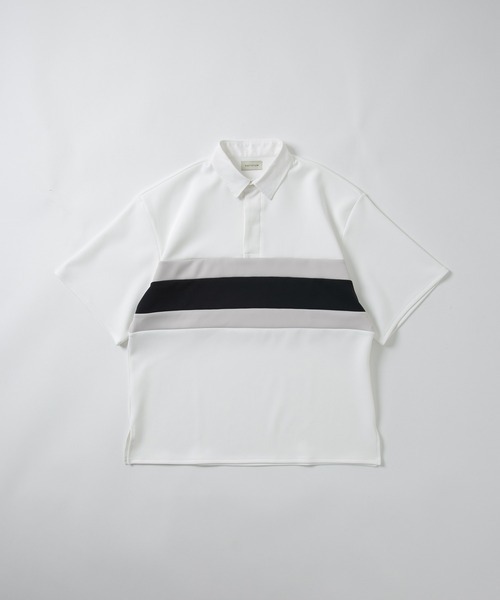 FACTOTUM(ファクトタム)の「【FACTOTUM】Aqua Jersey Polo Neck(ポロシャツ・メンズ・ネイビー/ブラック/ホワイト・46/48)」の6枚目の写真