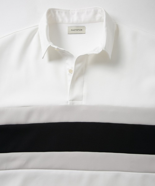 FACTOTUM(ファクトタム)の「【FACTOTUM】Aqua Jersey Polo Neck(ポロシャツ・メンズ・ネイビー/ブラック/ホワイト・46/48)」の12枚目の写真
