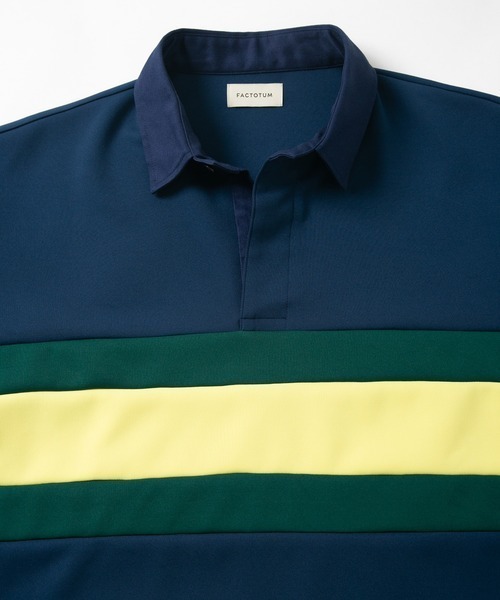 FACTOTUM(ファクトタム)の「【FACTOTUM】Aqua Jersey Polo Neck(ポロシャツ・メンズ・ネイビー/ブラック/ホワイト・46/48)」の15枚目の写真