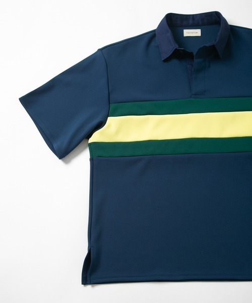 FACTOTUM(ファクトタム)の「【FACTOTUM】Aqua Jersey Polo Neck(ポロシャツ・メンズ・ネイビー/ブラック/ホワイト・46/48)」の16枚目の写真