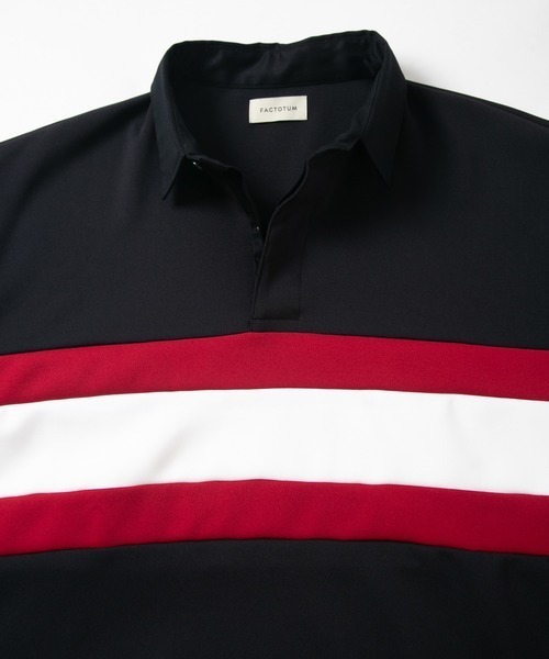 FACTOTUM(ファクトタム)の「【FACTOTUM】Aqua Jersey Polo Neck(ポロシャツ・メンズ・ネイビー/ブラック/ホワイト・46/48)」の18枚目の写真