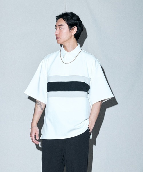 FACTOTUM(ファクトタム)の「【FACTOTUM】Aqua Jersey Polo Neck(ポロシャツ・メンズ・ネイビー/ブラック/ホワイト・46/48)」の20枚目の写真
