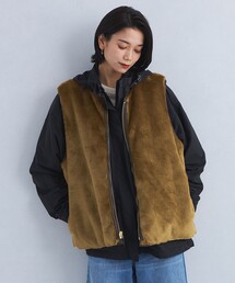Barbour（バブアー）の「【別注】＜Barbour＞キルティング×フェイクファー リバーシブル ベスト（ベスト）」