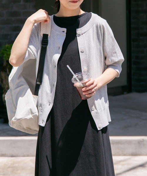 FORK&SPOON ラグラン5分袖カーディガン（Tシャツ/カットソー）｜FORK&SPOON（フォークアンドスプーン）