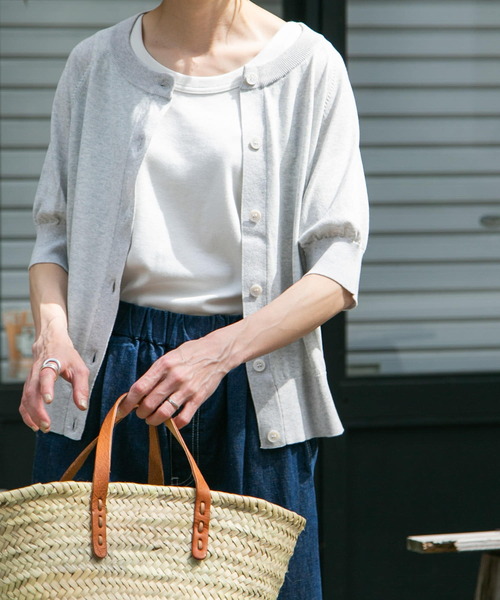 FORK&SPOON ラグラン5分袖カーディガン（Tシャツ/カットソー）｜FORK&SPOON（フォークアンドスプーン）