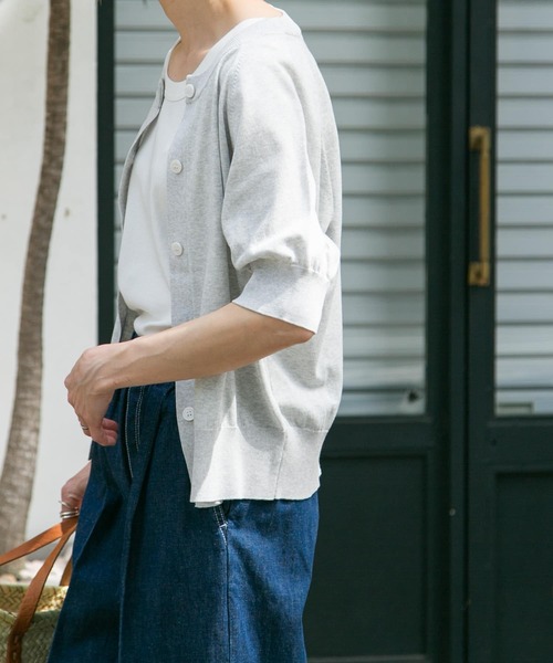 FORK&SPOON ラグラン5分袖カーディガン（Tシャツ/カットソー）｜FORK&SPOON（フォークアンドスプーン）
