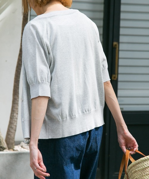 FORK&SPOON ラグラン5分袖カーディガン（Tシャツ/カットソー）｜FORK&SPOON（フォークアンドスプーン）