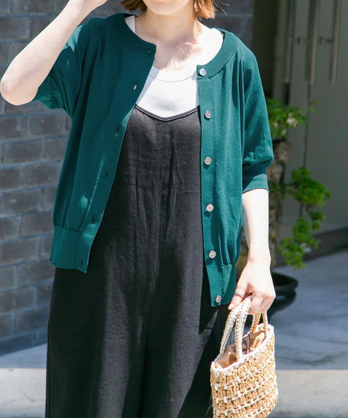 FORK&SPOON ラグラン5分袖カーディガン（Tシャツ/カットソー）｜FORK&SPOON（フォークアンドスプーン）