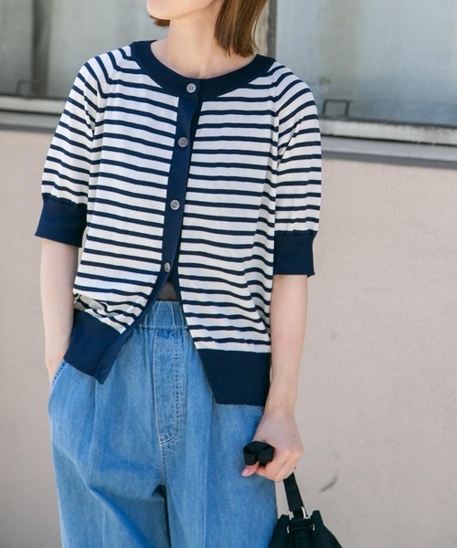 FORK&SPOON ラグラン5分袖カーディガン（Tシャツ/カットソー）｜FORK&SPOON（フォークアンドスプーン）