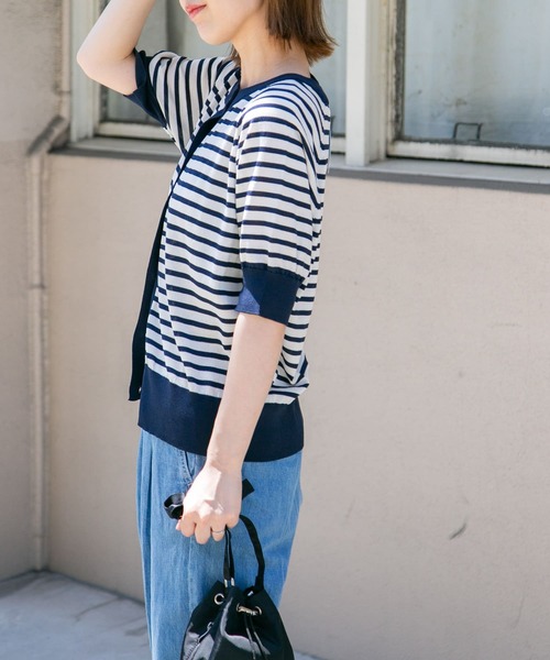 FORK&SPOON ラグラン5分袖カーディガン（Tシャツ/カットソー）｜FORK&SPOON（フォークアンドスプーン）