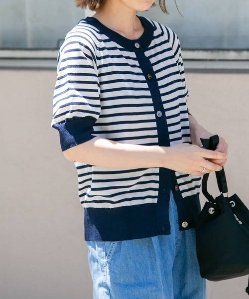 FORK&SPOON ラグラン5分袖カーディガン（Tシャツ/カットソー）｜FORK&SPOON（フォークアンドスプーン）