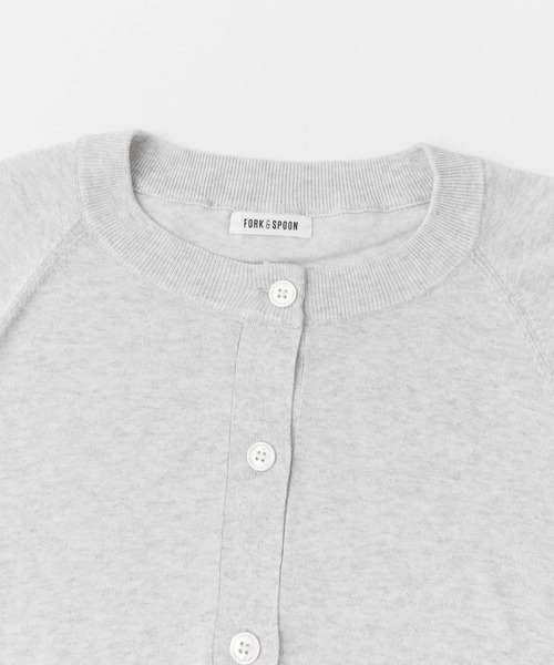 FORK&SPOON ラグラン5分袖カーディガン（Tシャツ/カットソー）｜FORK&SPOON（フォークアンドスプーン）