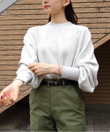 THE SHINZONE/シンゾーン　コットンウール スウェットシャツ　COTTON WOOL SWEATSHIRT　24AMSCU10
