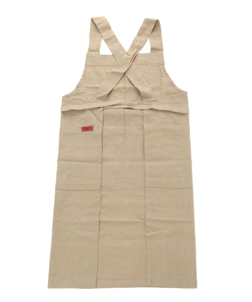 studio CLIP（スタディオクリップ）の「【daily CLIP】綿麻フィアタッシェエプロン（エプロン・レディース・ネイビー/ベージュ/オレンジ・FREE）」の5枚目の写真
