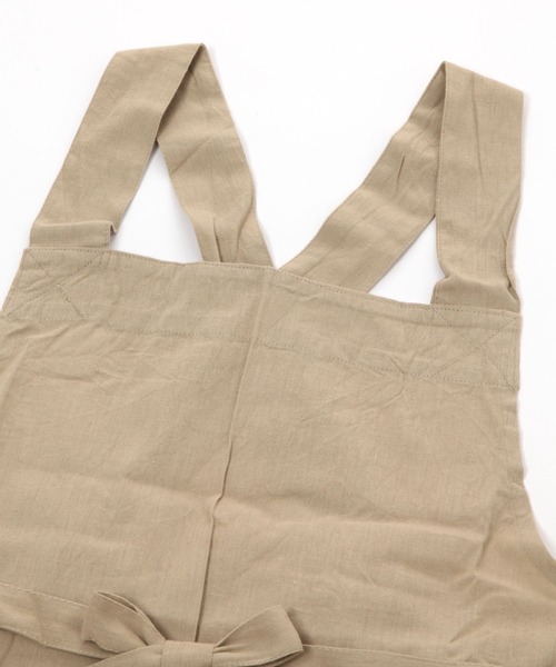 studio CLIP（スタディオクリップ）の「【daily CLIP】綿麻フィアタッシェエプロン（エプロン・レディース・ネイビー/ベージュ/オレンジ・FREE）」の6枚目の写真