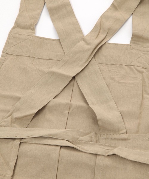 studio CLIP（スタディオクリップ）の「【daily CLIP】綿麻フィアタッシェエプロン（エプロン・レディース・ネイビー/ベージュ/オレンジ・FREE）」の11枚目の写真