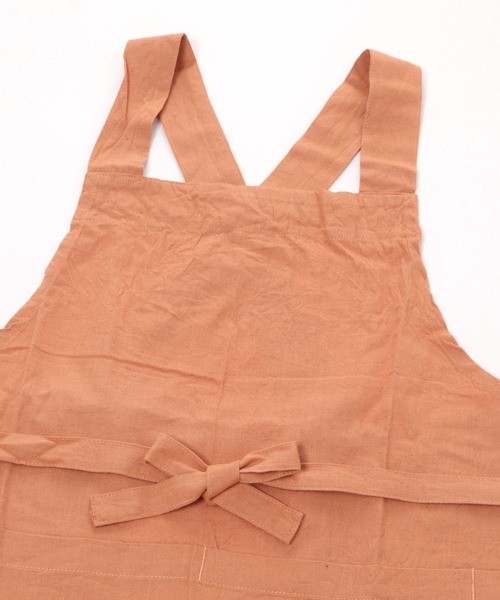 studio CLIP（スタディオクリップ）の「【daily CLIP】綿麻フィアタッシェエプロン（エプロン・レディース・ネイビー/ベージュ/オレンジ・FREE）」の12枚目の写真