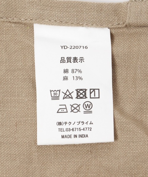 studio CLIP（スタディオクリップ）の「【daily CLIP】綿麻フィアタッシェエプロン（エプロン・レディース・ネイビー/ベージュ/オレンジ・FREE）」の16枚目の写真