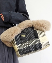 WOVEN（ウーヴン）の「WOVEN (ウーヴン) / エコファーフラップカバー  バッグカバー トートバッグ用（その他小物）」