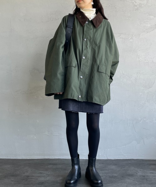 Barbour（バブアー）の「[Barbour/バブアー] 別注 BORROWDALE ボロウデイルジャケット（その他アウター・レディース・ベージュ/ブラック/オリーブ・34/36/38/40/46）」の9枚目の写真